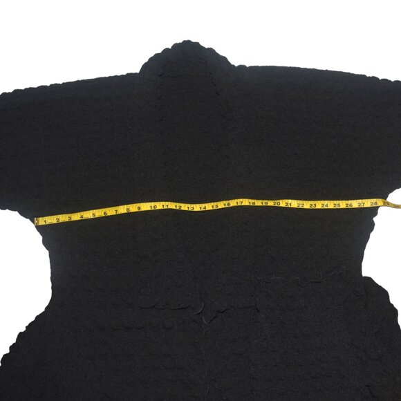 Heydari Noje Jacket Waffle Textured Fabric Cardigan Kimono Artsy One Size OS - Picture 5 of 7